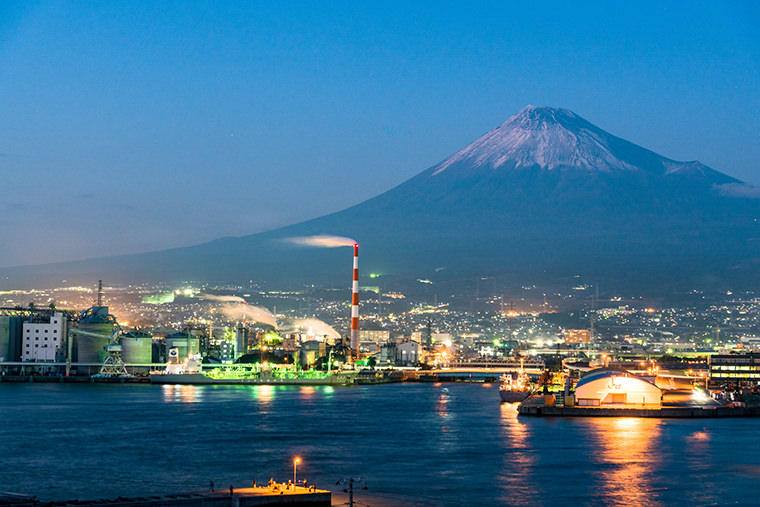 富士市の工場夜景