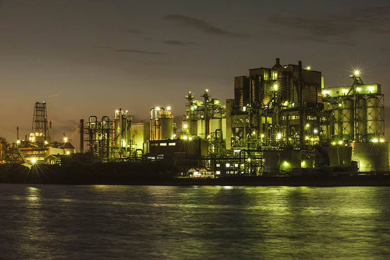 北九州市の工場夜景