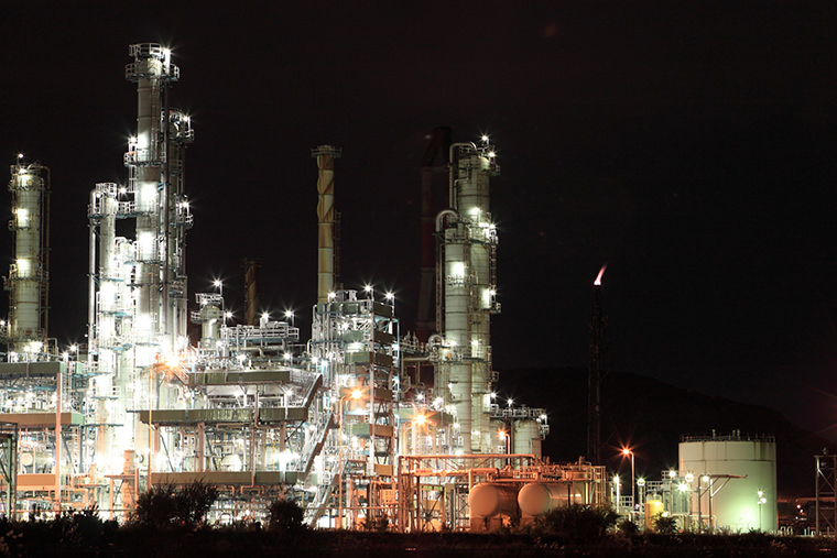 室蘭市の工場夜景