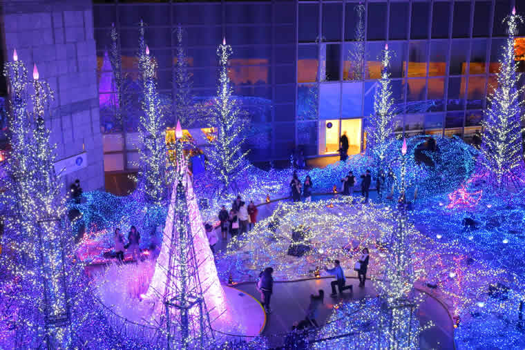 カレッタ汐留　カレッタイルミネーション2017