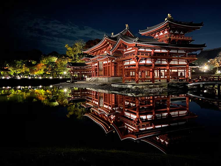 平等院鳳凰堂 ライトアップ