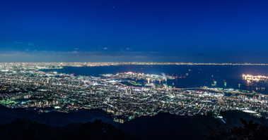 摩耶山掬星台からの眺望