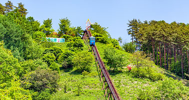 道の駅南きよさと「ケーブルカー」