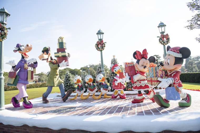 東京ディズニーランド　ディズニークリスマス フォトジェニックスポット