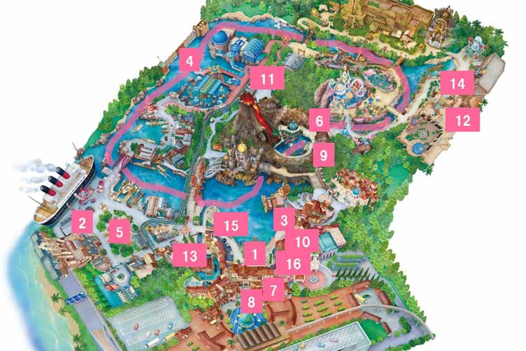 「ピクサー・プレイタイム」MAP