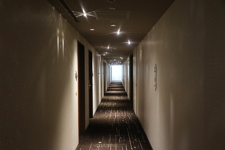 ホテル ユニバーサル ポート ヴィータ　廊下