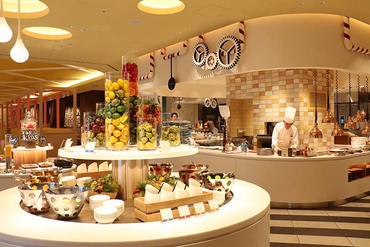 ヴィータダイニングの朝食ビュッフェ