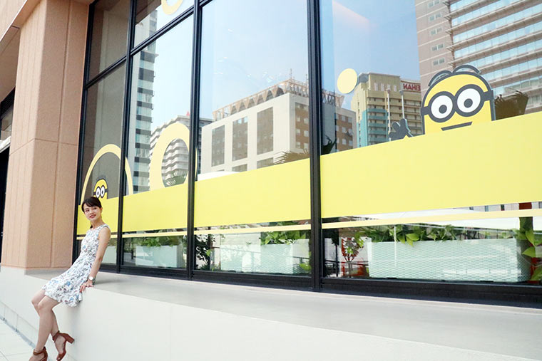 USJオフィシャルホテル、ヴィータとミニオン。