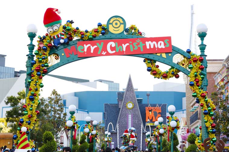 ユニバーサル・スタジオ・ジャパン「ミニオン・パークのイエロー・クリスマス」