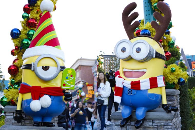 ユニバーサル・スタジオ・ジャパン「ミニオン・パークのイエロー・クリスマス」