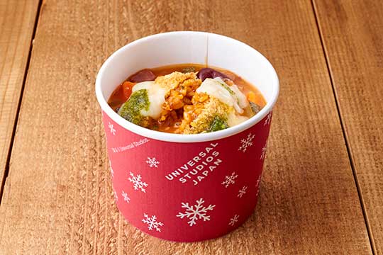 USJクリスマス2019 スープリゾット ～ライスコロッケ＆ミネストローネ～