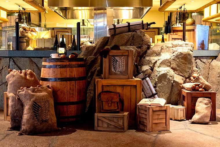 USJ 進撃の巨人 調査兵団の食堂