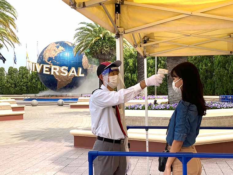 USJ 入場前の検温