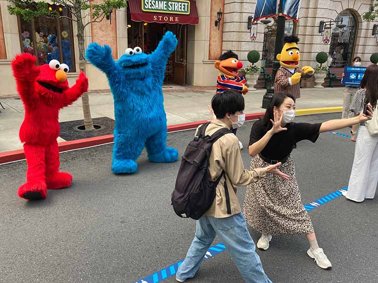 USJ キャラクターグリーティング 新型コロナウイルス対策