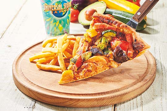 USJ2020年 夏フード（アミティ・ピッツァセット）