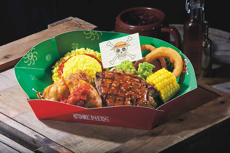 USJ 「ワンピース海賊食堂」 ルフィの肉盛りプレート