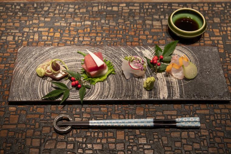 富岳群青　フレンチ懐石のディナー