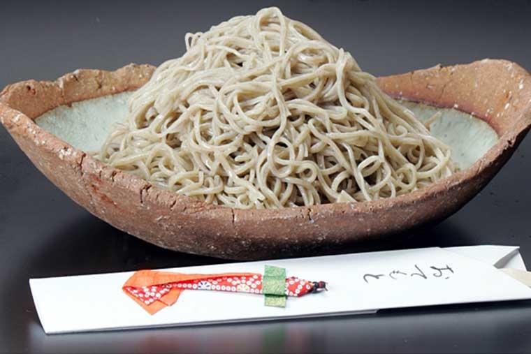 手打ちそばの宿　石田屋「信州十割富倉そば　つゆ付」