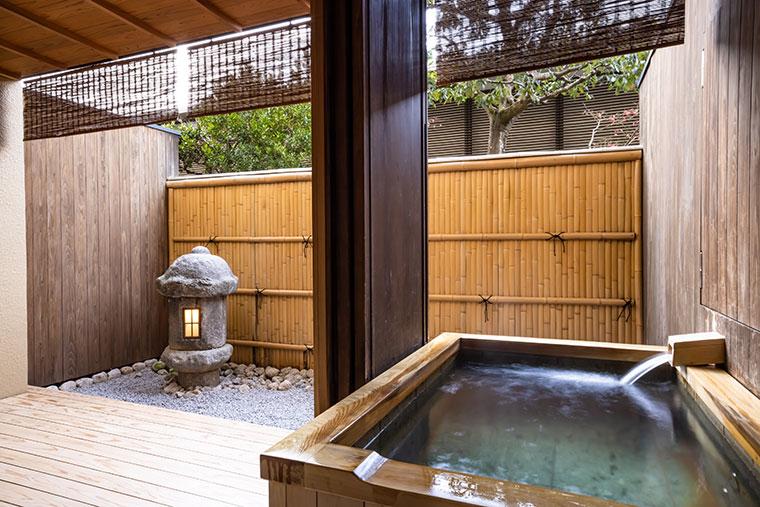 翠嵐ラグジュアリーコレクションホテル京都 客室露天風呂