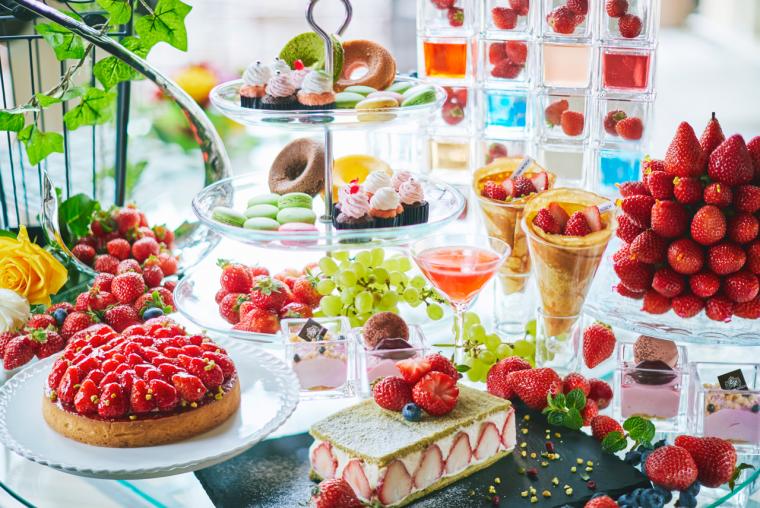 ハウステンボスフラワーフェスティバル　いちごデザートブッフェ