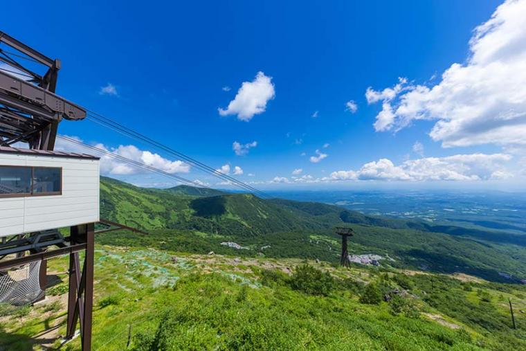 那須岳のロープウェイ