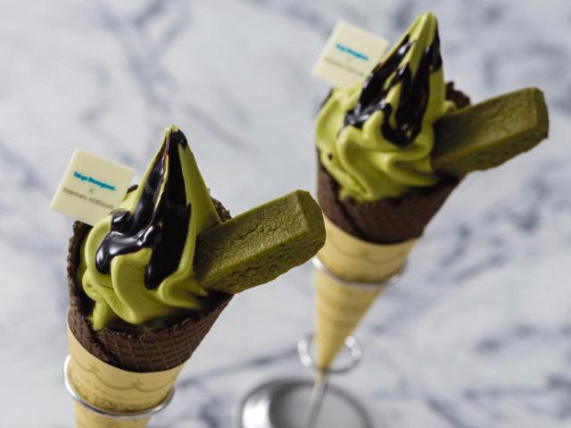 スペシャルソフトクリーム(抹茶＆チョコ)