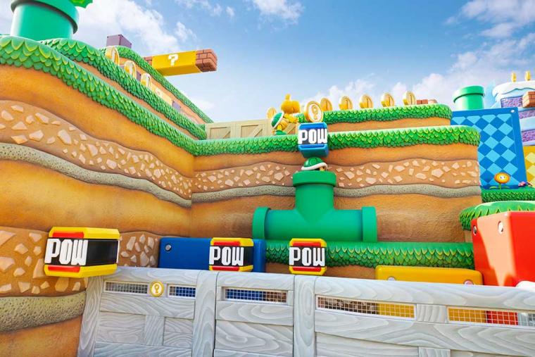 USJ スーパー・ニンテンドー・ワールド「ノコノコ ・POW ブロックパンチ」
