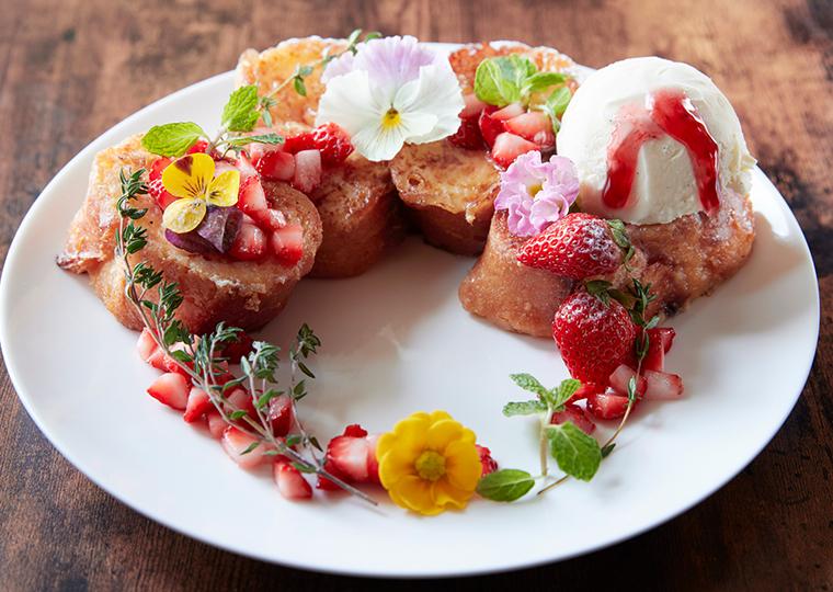 フルーツかんむりのフレンチトースト