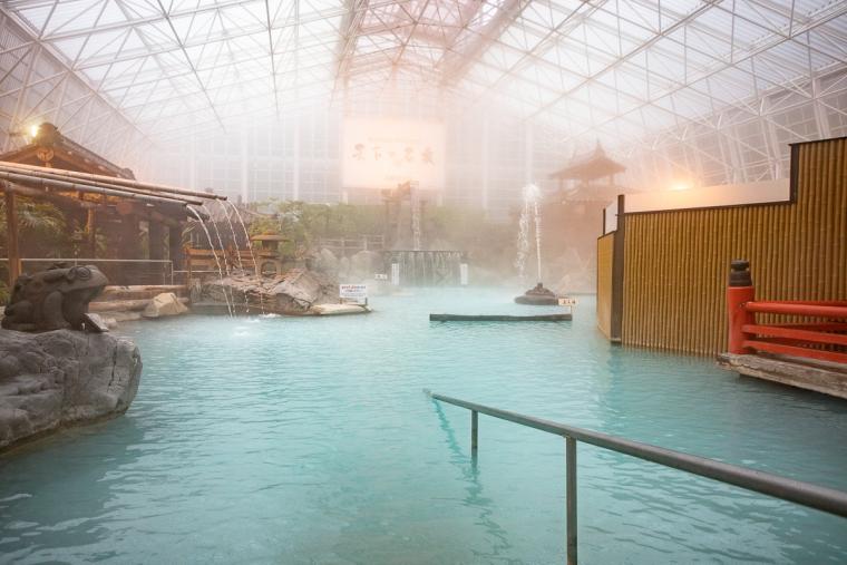 霧島ホテル　硫黄谷庭園大浴場