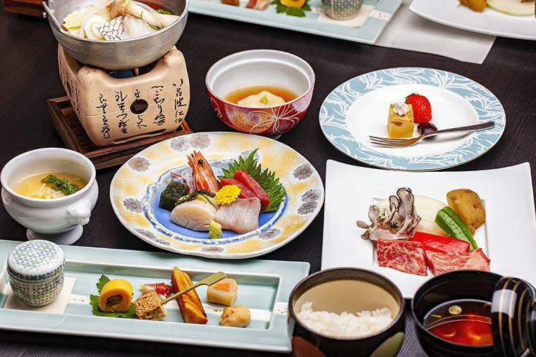 草津温泉の老舗旅館「奈良屋」　食事