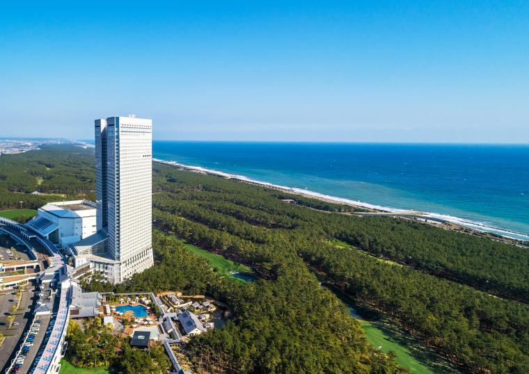 太平洋に面したフェニックス・シーガイア・リゾート