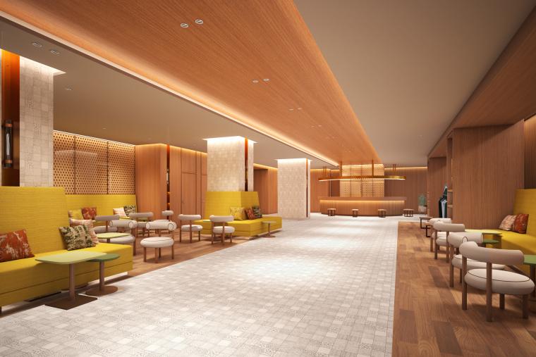 自動チェックイン機が導入されたロビー