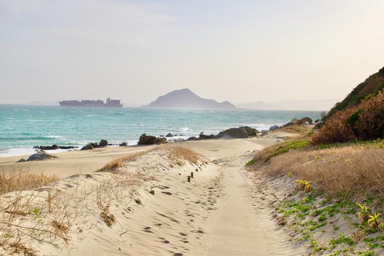 夢紡ぎの宿 ⽉の渚　散策