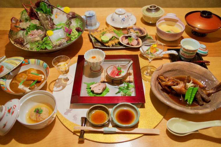 夢紡ぎの宿 ⽉の渚　料理