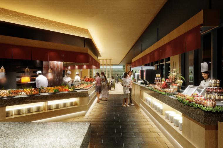 北海道ならではの食材が楽しめる豪華ブッフェ