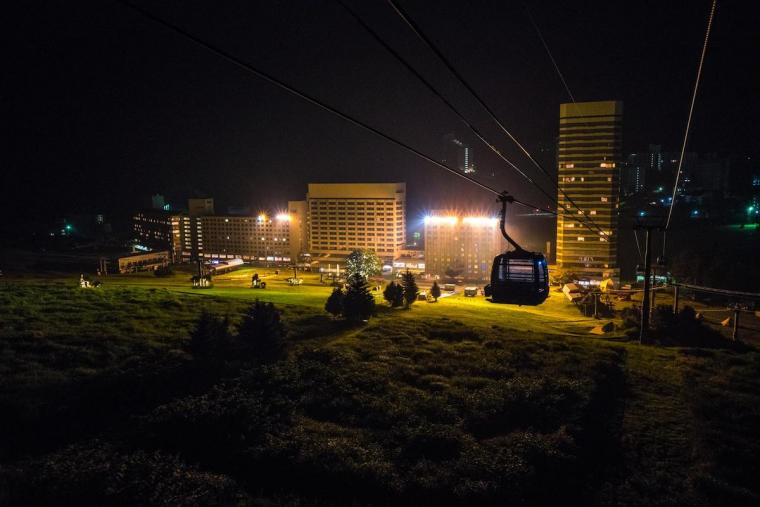 苗場スキー場　プリンス第2ゴンドラのナイト営業