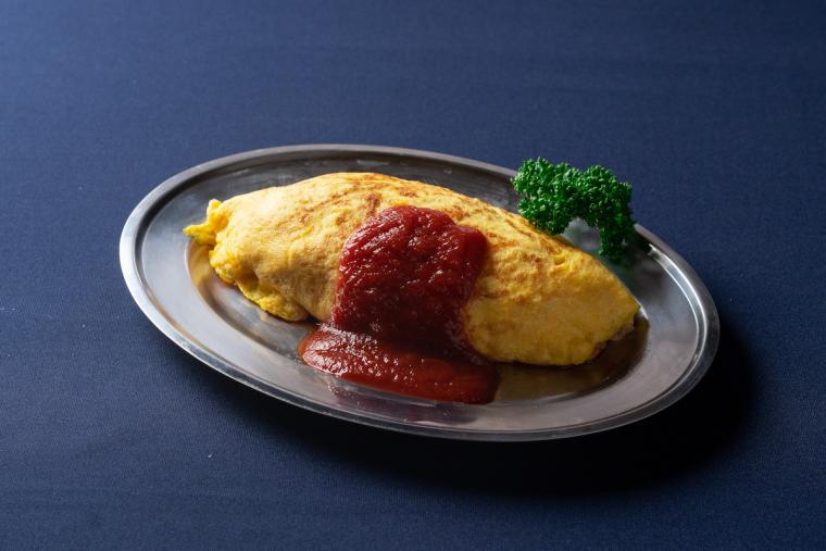 「食堂助六屋」のライスオムレツ