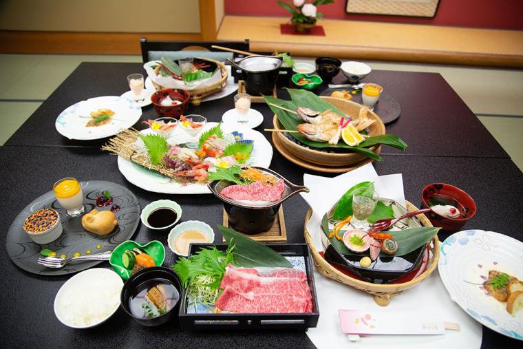 玉造温泉 玉造グランドホテル長生閣 夕食