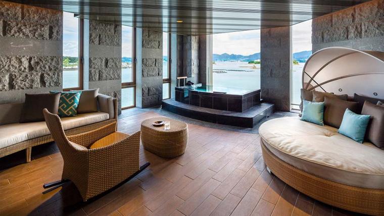 白浜温泉 ホテル川久 露天風呂付き客室