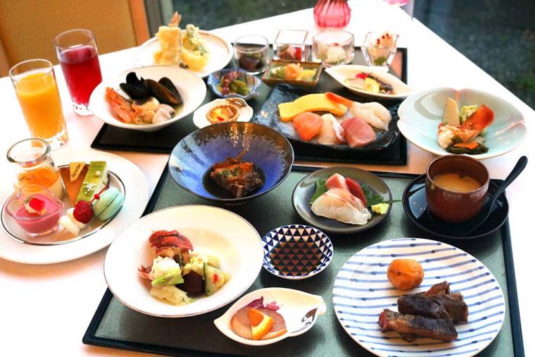 白浜温泉 ホテル川久 朝食ビュッフェ