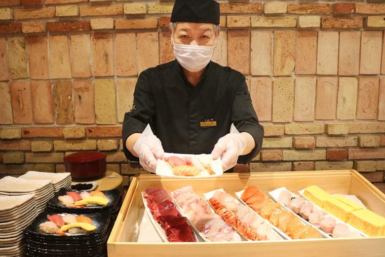 白浜温泉 ホテル川久 夕食ビュッフェ