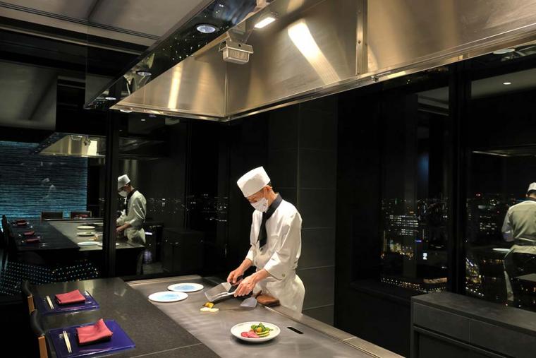 ホテルオークラ神戸 鉄板焼さざんか