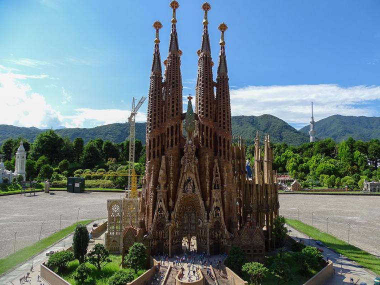 東武ワールドスクウェアのサグラダ・ファミリア