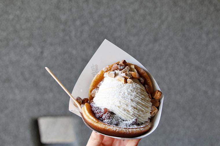 「鞠智」の食べ歩き限定どら焼き