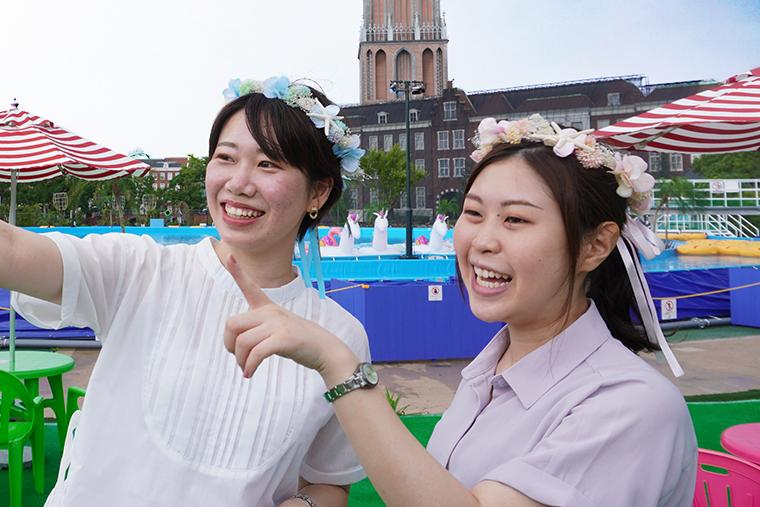 ハウステンボス　サマーフェスティバル　花かんむり