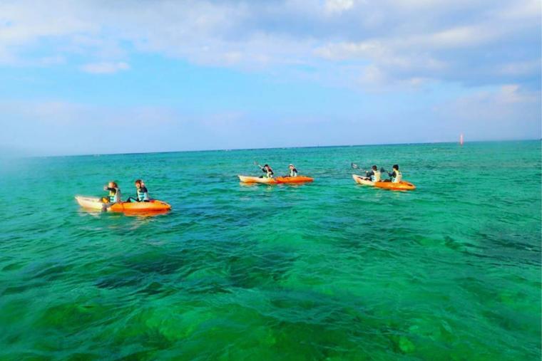 恩納村シーカヤックツアー