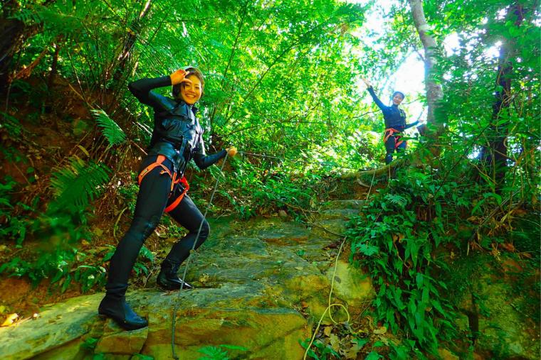 シャワークライミング＆キャニオニング