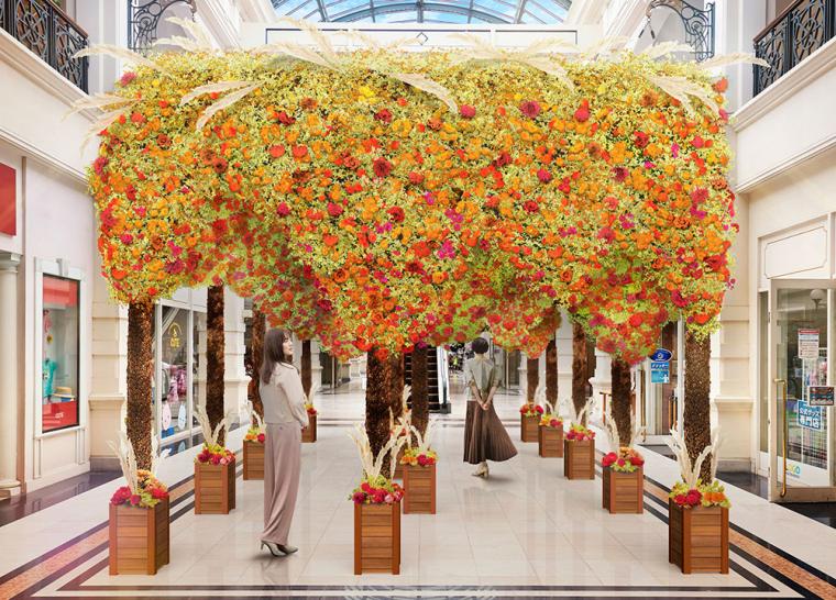 ハウステンボス　花の街の大収穫祭　フラワーパサージュ