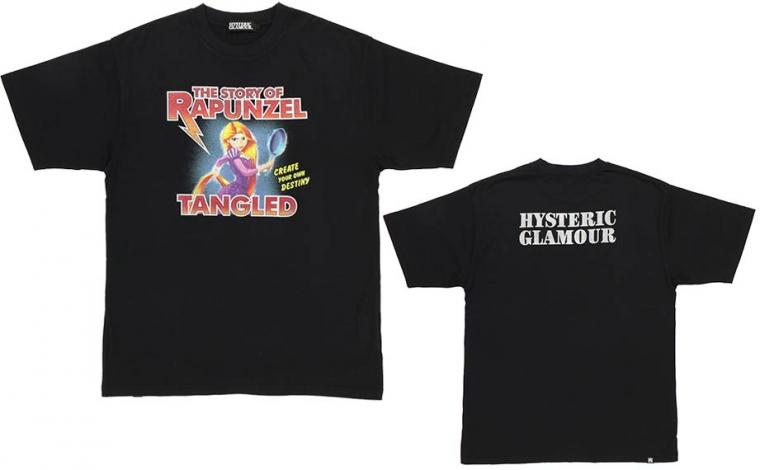 「ヒステリック グラマー」プロデュース ディズニープリンセスTシャツ