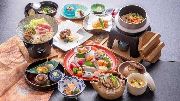 天然温泉 河内長野荘 料理